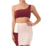 Conjunto falda mujer 2 piezas verano | Top corto a juego